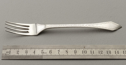 Cape Silver Pointed Terminal Konfyt Fork (Preserve Fork) - Jan Lotter